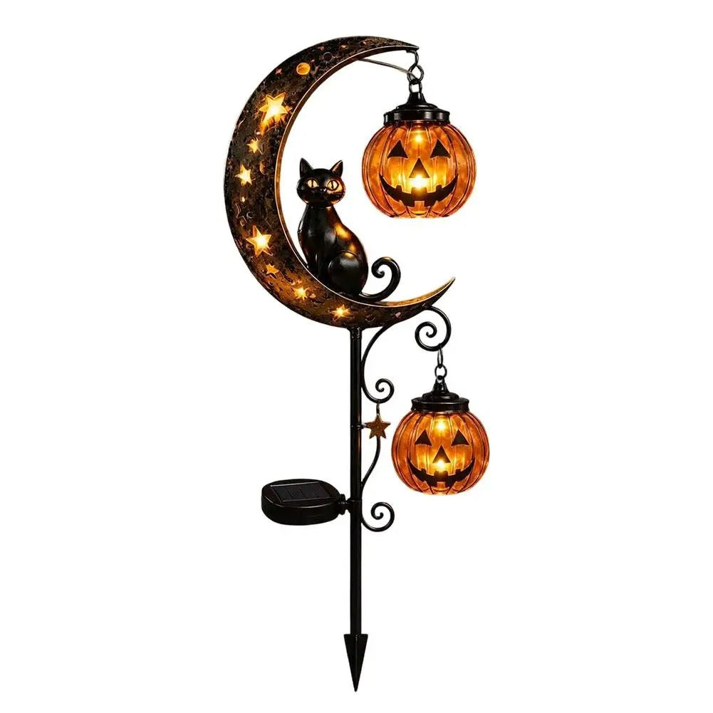 SpookyMoon™ — Cat & Pumpkin Lamp