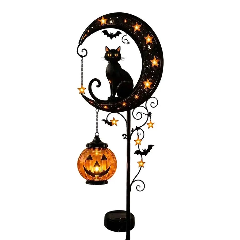 SpookyMoon™ — Cat & Pumpkin Lamp
